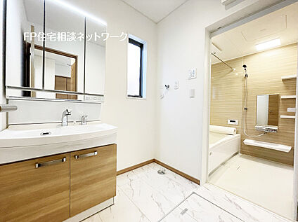 機能性に優れた洗面室