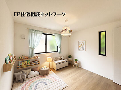 ~2面採光で明るく爽やかな洋室~