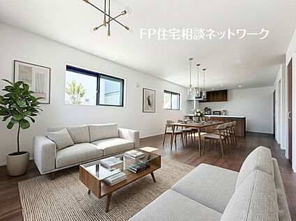 19帖以上を確保したゆったりLDK