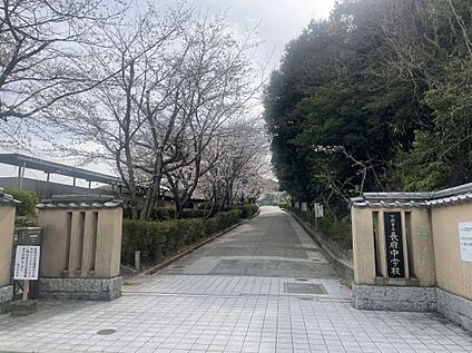 長府中学校 約160ｍ(徒歩約2分)