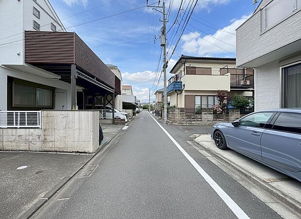 【前面道路含む現地写真】小鳥の鳴き声で目覚める朝、さわやかな静けさを現地で体感してください
