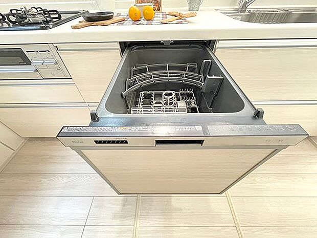 【食器洗浄機】節水や時間の短縮、手荒れ防止にも！ビルトインタイプなのでキッチントップが広々！