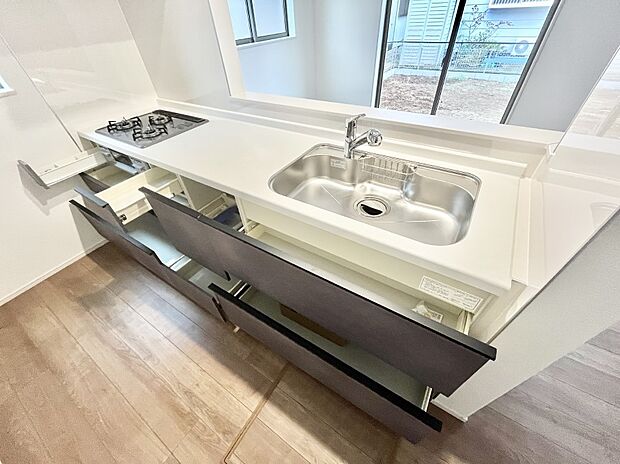 【スライド収納】使いやすさを優先したスライド式収納タイプ!