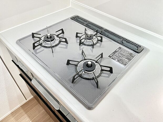 【3口コンロ】三口ガスコンロでお料理が一気にはかどりそう