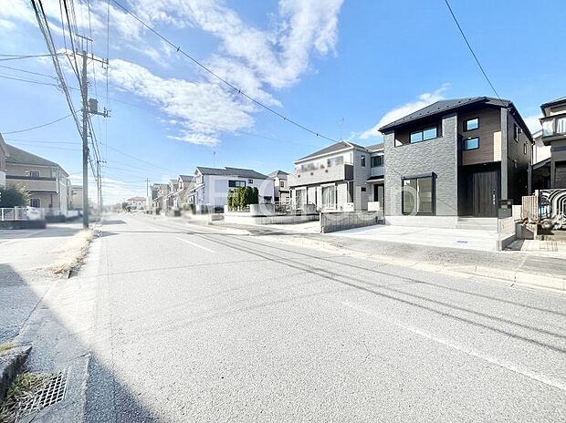 【前面道路含む現地写真】ここから始まる新生活を応援いたします