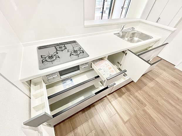 【スライド収納】使いやすさを優先したスライド式収納タイプ!