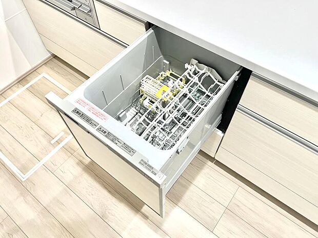 【食洗機】面倒なお片づけは食洗機にお任せ！家事の負担が減って、時間にも気持ちにもゆとりができます。