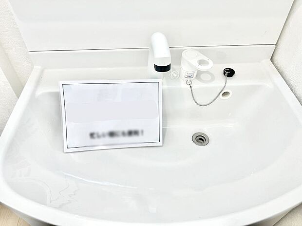 【ハンドシャワー水栓】ハンドシャワー付き！使いやすい洗面台。