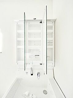 三面鏡裏収納
