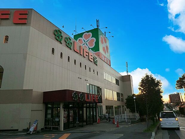 ライフ増尾店（約500m）