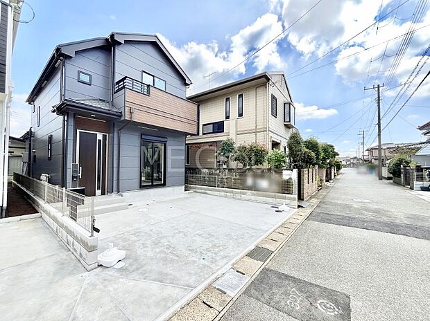 【前面道路含む現地写真】堂々完成!! ここから始まる新生活を応援いたします!