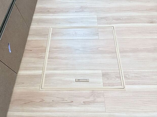 【床下収納】床下収納付き!日用品・非常用品の収納にも大活躍。