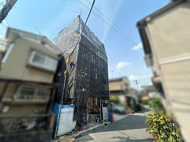 建築中外観(2026年4月撮影)
