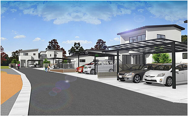 前面道路を含む完成イメージ図