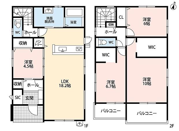 (1号棟)、価格2798万円、4LDK、土地面積167.94m2、建物面積115.09m2