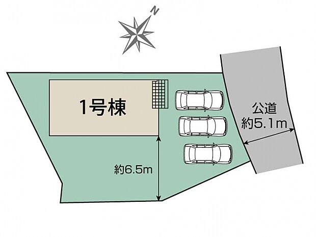 遠賀郡水巻町吉田南2丁目1棟 区画図