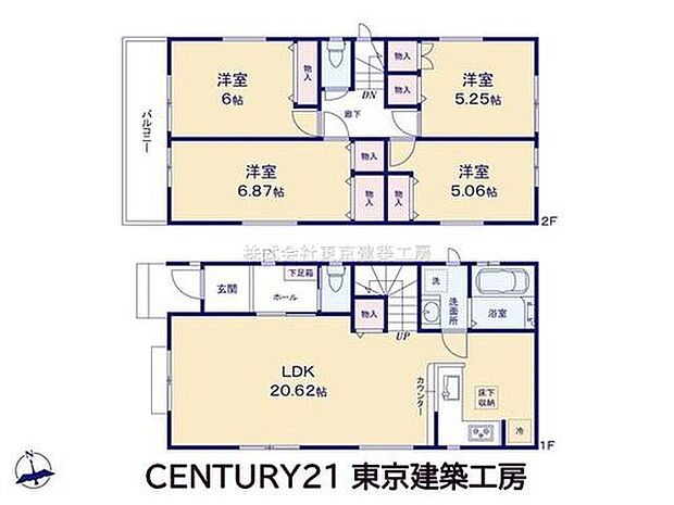 3498万円、4LDK、土地面積108.39m2、建物面積98.95m2