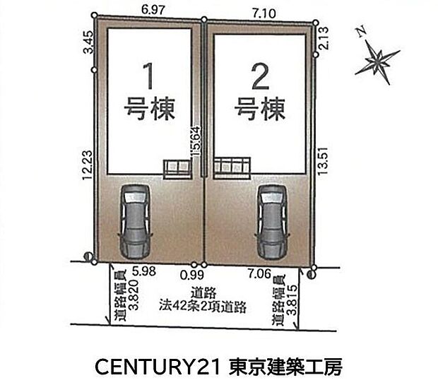 南側約3.8ｍ道路に面した、陽当たり良好な住まいです♪
