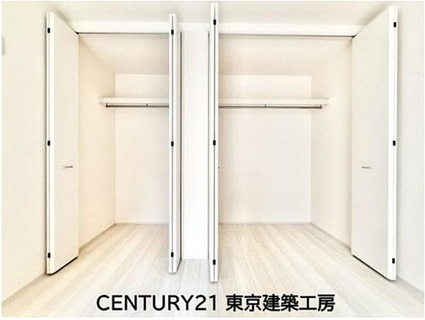 ◇全居室に便利な収納スペースがあり、お部屋がスッキリ片付きます♪

