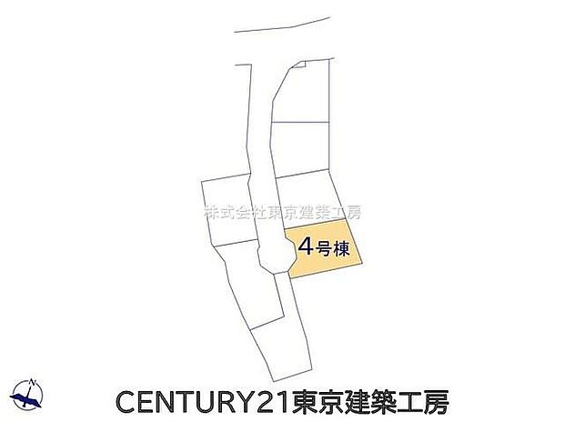【区画図】3LDK+駐車スペース並列2台分ございます! 京成本線『京成佐倉駅』まで徒歩10分で利便性の高い立地!