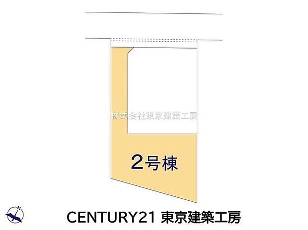 【 全体区画図】全2棟・最終1棟！閑静な住宅地に佇む住まいです。
