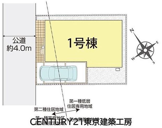 【全体区画図】◆３LDK＋駐車スペースがございます