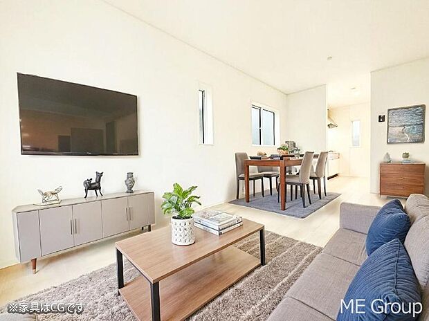 ■くつろぎと笑顔が集まる、心温まるリビング