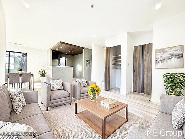 ■心落ち着く場所、ゆったり過ごせるリビング