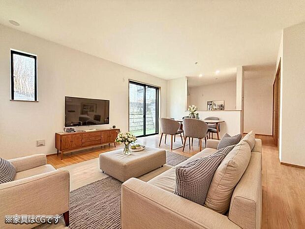 ■心落ち着く場所、ゆったり過ごせるリビング