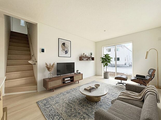 ■光と風を感じる、リラックスできる空間※家具はCGです