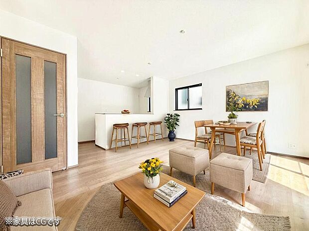 ■心落ち着く場所、ゆったり過ごせるリビング