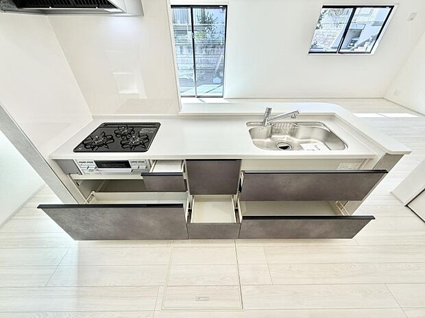 【キッチン】■料理がもっと楽しくなる、快適なキッチン空間