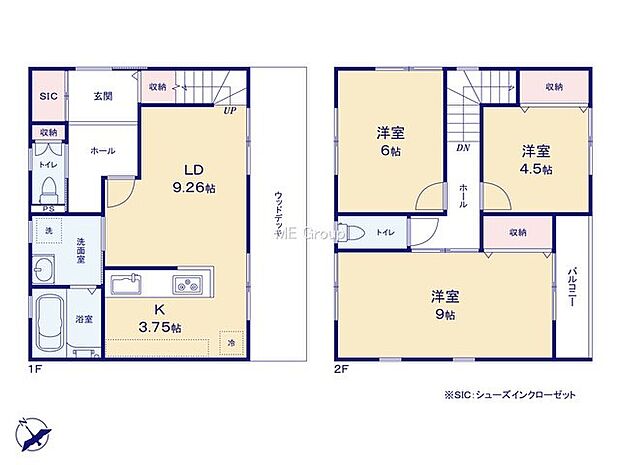 【3LDK】■風通しの良い間取りは快適に生活できます