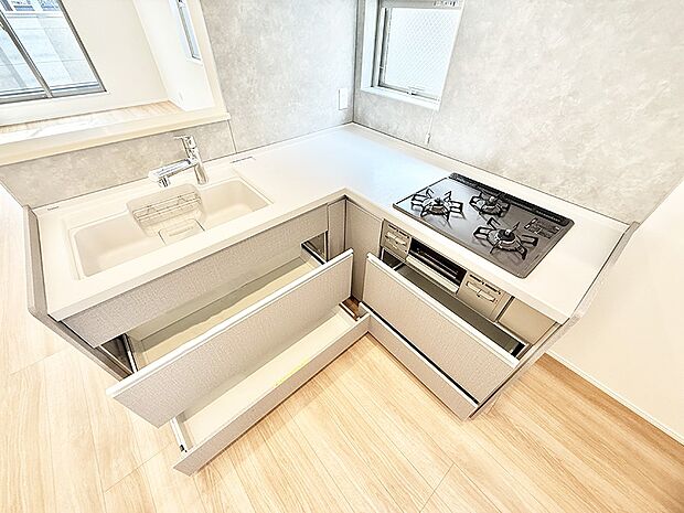 【キッチン】■料理がもっと楽しくなる、快適なキッチン空間