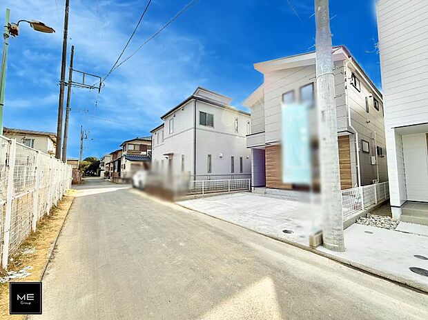 【前面道路含む現地写真】■新しい住まい、街の新しい風景
