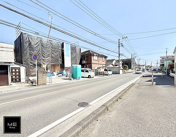 【前面道路含む現地写真】■新しい時代の息吹を感じる、心地よい環境