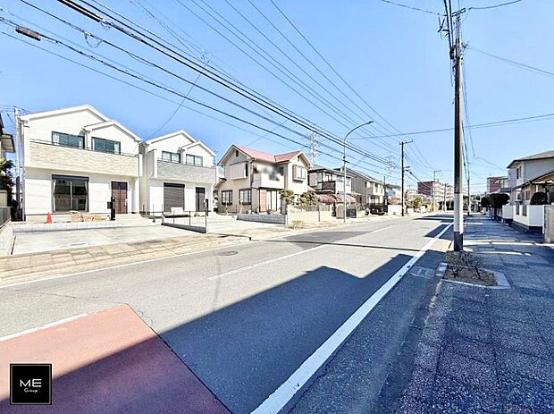 【前面道路含む現地写真】■新しい時代の息吹を感じる、心地よい環境