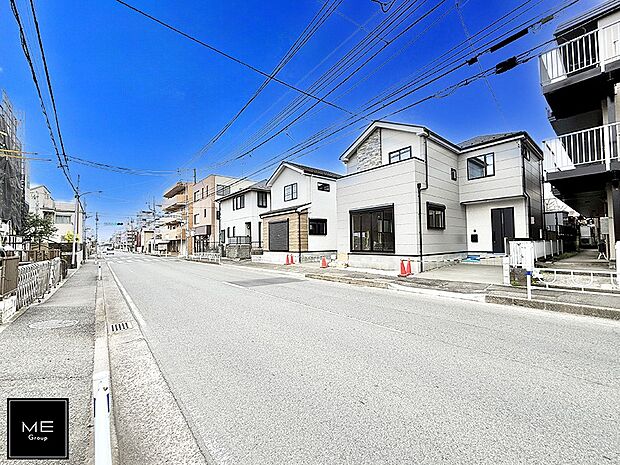 【前面道路含む現地写真】■家族とのお出かけが楽しくなる環境です