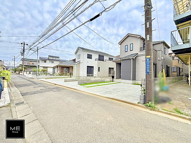【前面道路含む現地写真】■新しい住まい、街の新しい風景