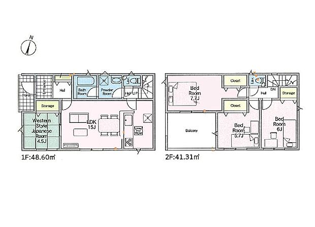 【4LDK】2号棟  