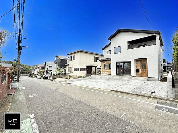 【前面道路含む現地写真】■新しい住まい、街の新しい風景
