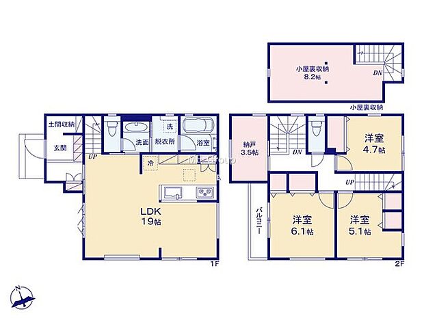 【3LDK】3号棟