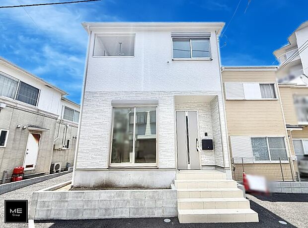 【現地外観写真】1号棟  ■家族みんなが笑顔で過ごせる、安心感のある住まい