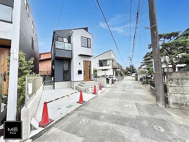 【前面道路含む現地写真】■新しい住まい、街の新しい風景