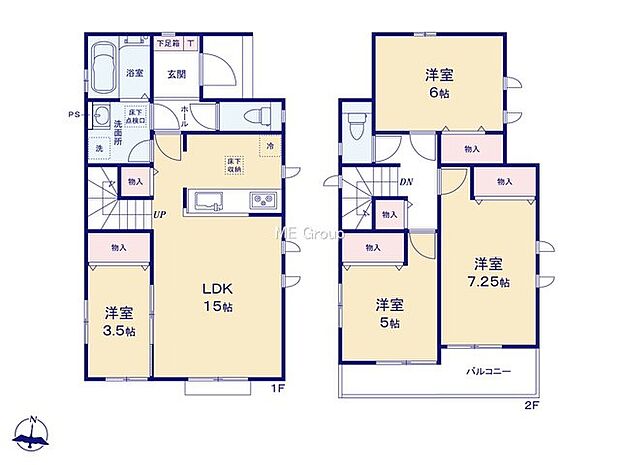 【4LDK】B号棟  