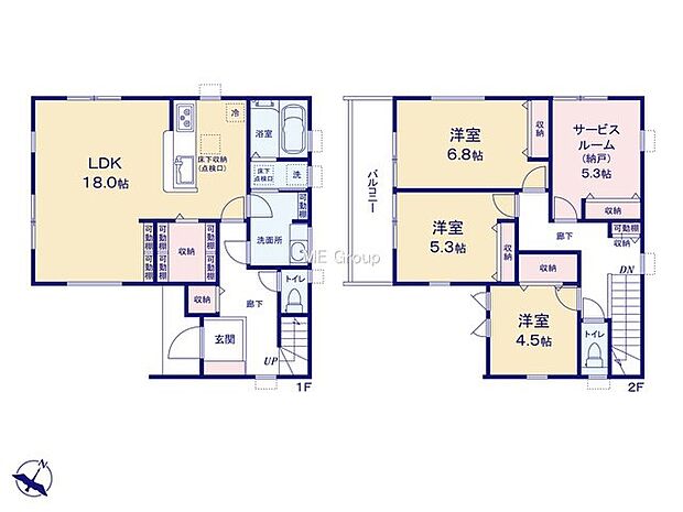 【3LDK+S】1号棟