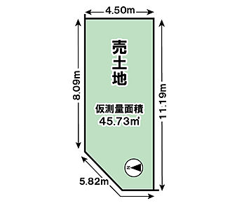 建築条件無土地として販売中です！ 