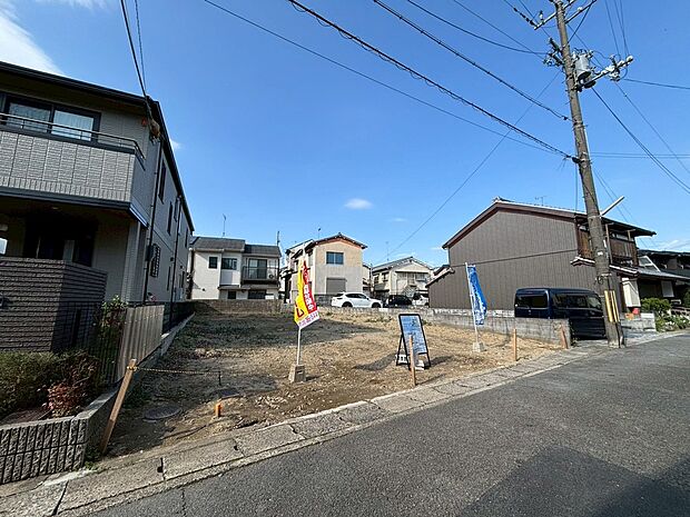 【現地&モデルハウス見学会開催中】
土日祝10：00～18：00（平日のお仕事終わりの遅い時間帯もご案内可能）実際に現地の雰囲気を体感していただく事をオススメします！
（R8.4撮影）