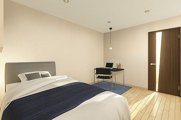 【【イメージパース/3F洋室6帖】】クロスの種類もお好きに選べます!お子様部屋をかわいくしたり、自分らしさを表現できる自由設計!