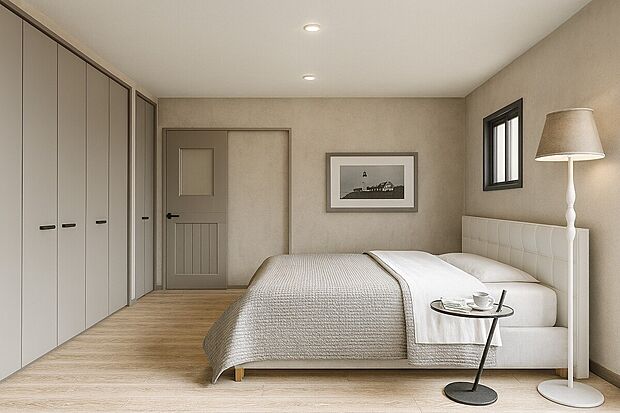 【【イメージパース/2F洋室7帖】】通風・採光にも優れ、心地よい光と風があふれています。 贅沢といえるほどの豊かな居住性と、プライドを満たすクオリティが見事に調和した住空間。新築戸建でなければ体感できないひとときをご体感頂ける筈です。